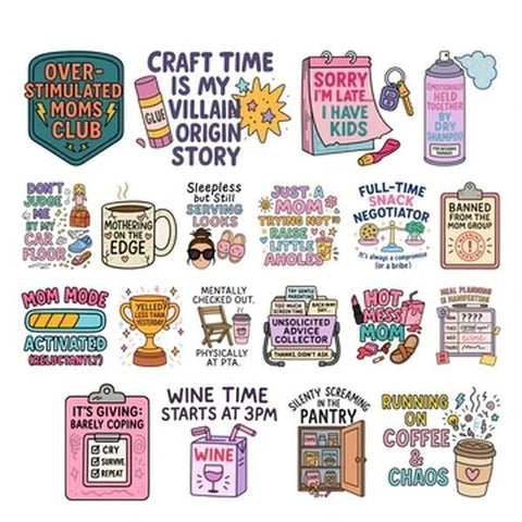 Sassy Mom Phrases - Ephemera