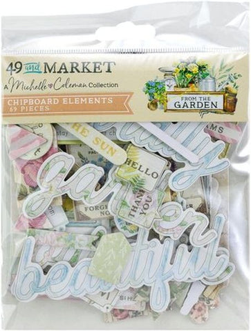 From the Garden - Chipboard Assortment