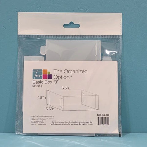 Basic Box J - 3.5x3.5x1.5 - Set of 5