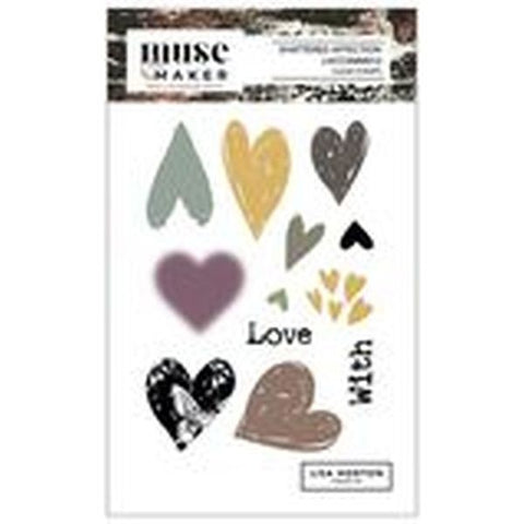 Muse and Maker - Clear Stamps - Shattered Affection