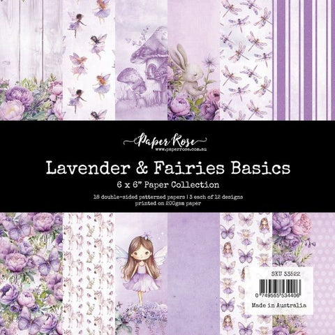 Lavender & Fairies - 6x6 Paper Collection - Basics
