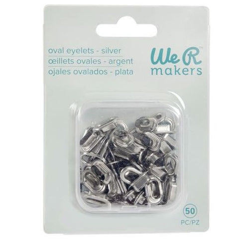 Oval Eyelets - Silver