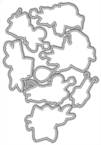 Party Time Tails Coordingating Dies