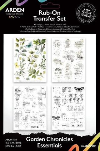 Garden Chronicles - Rub On Transfers - Essentials