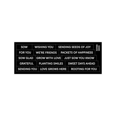 Subsentiments Seeds Die Cuts