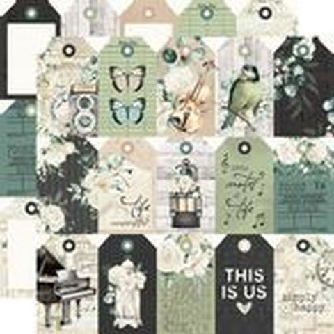 Simple Vintage Timeless Harmony - Tag Elements