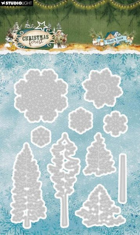 Christmas Forest - Dies - Trees and Snow