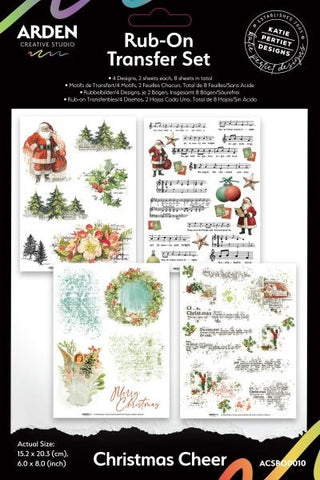 Christmas Cheer - rub On Transfers