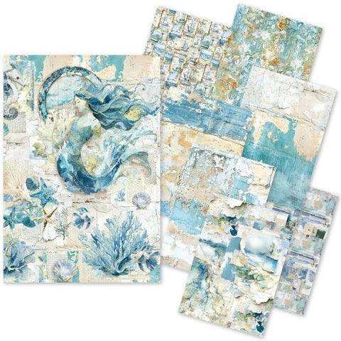 Craftmix A5 Paper Pack - Edge of the Ocean