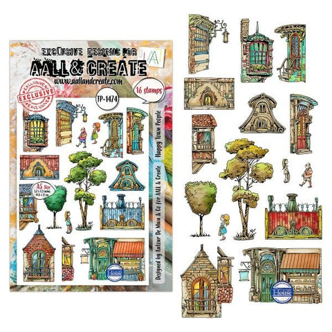 Happy town People - Clear Stamps