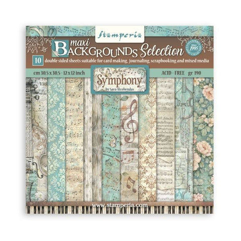Symphony - 12x12 Collection Pack - Backgrounds