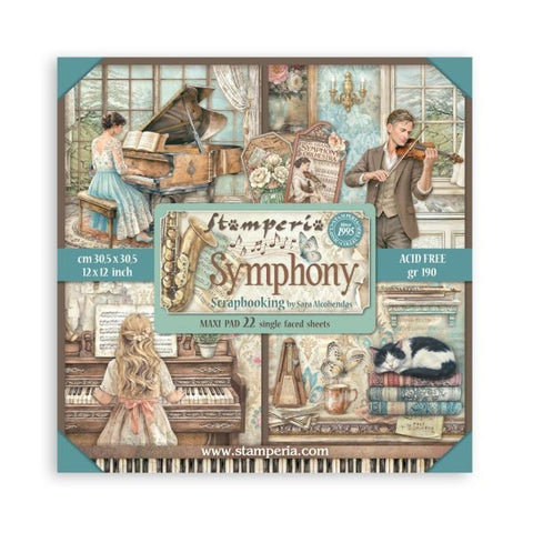 Symphony - 12x12 Collection Pack - Backgrounds, Maxi