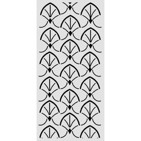 Oriental Garden - Stencil - Borders