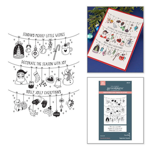 Decorate the Season - Registration Press & Foil Plate