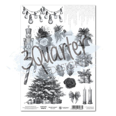 Silent Night - A4 Acetate Sheet