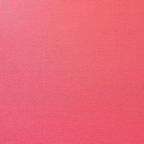 Canvas Texture Cardstock - Pink Grapefruit