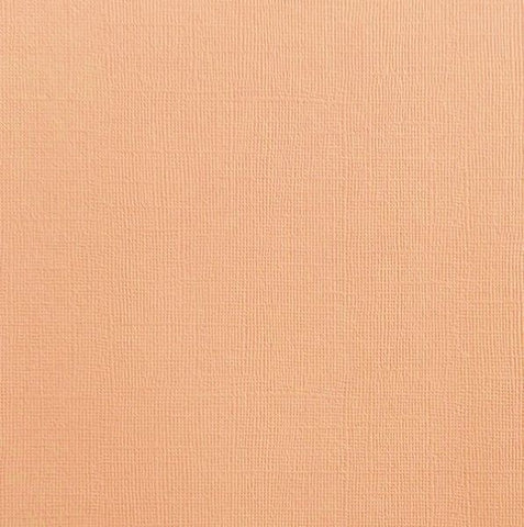 Canvas Texture Cardstock - Canteloupe