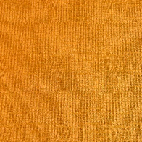 Canvas Texture Cardstock - Mandarin Orange
