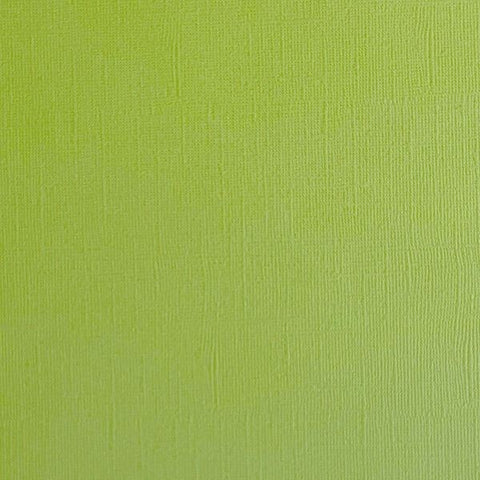 Canvas Texture Cardstock - Chartreuse