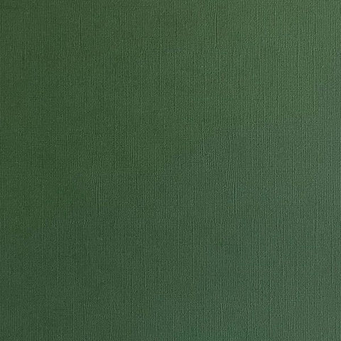Canvas Texture Cardstock - Hunter Green