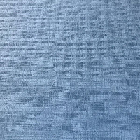 Canvas Texture Cardstock - Blue Sky