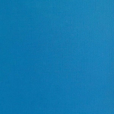 Canvas Texture Cardstock - Honolulu Blue