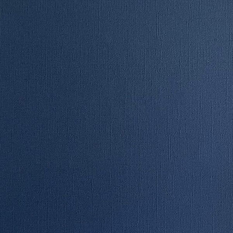 Canvas Texture Cardstock - Blue Jeans