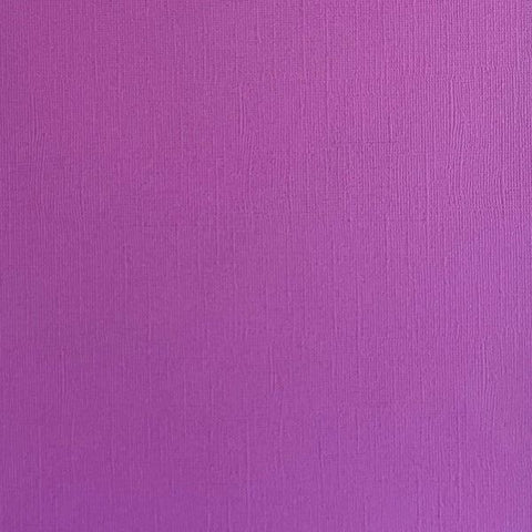 Canvas Texture Cardstock - Mardi Gras Purple