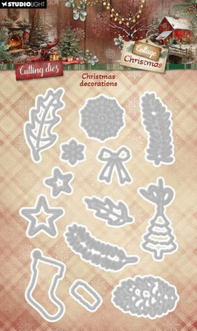 Cottage Christmas - Christmas Decorations - Dies