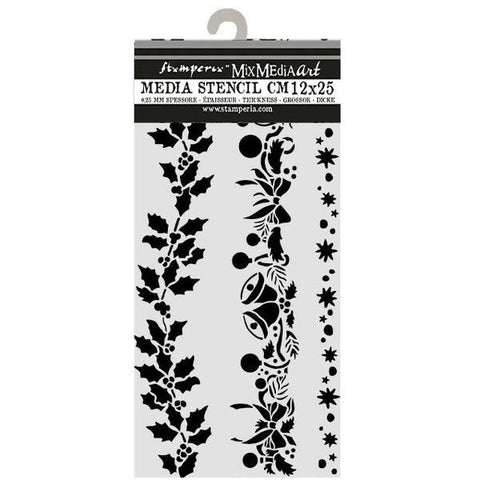 Christmas Borders - Stencil