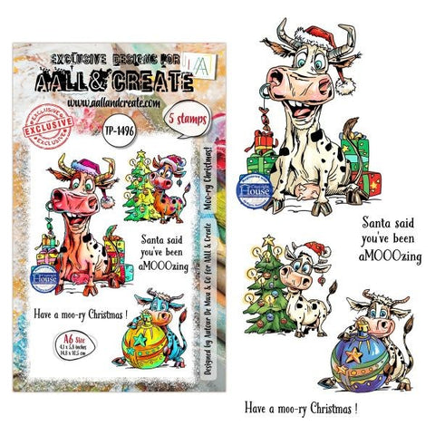 Moo-ry Christmas! - Clear Stamps