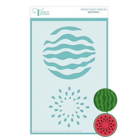 Watermelon Circle Add On Stencil