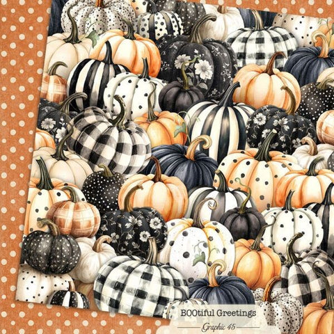 BOOtiful Greetings - Pumpkins & Polkadots