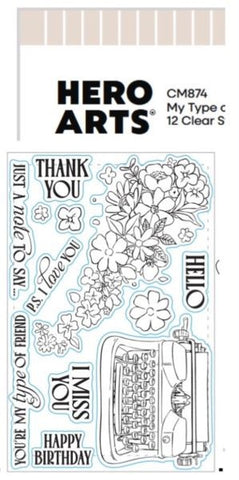 My Type of Friend - Clear Stamps