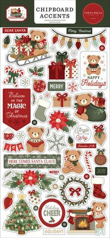 Have a Beary Merry Christmas - Chipboard Accents
