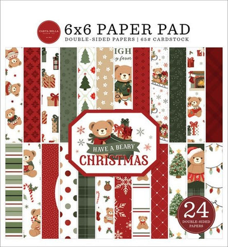Have a Beary Merry Christmas - 6x6 Paper Pad