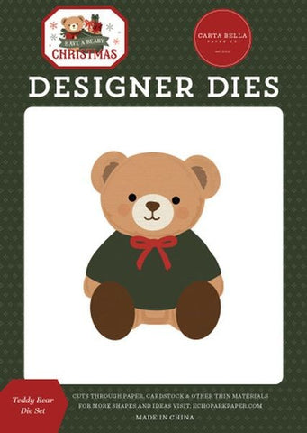 Have a Beary Merry Christmas - Dies - Teddy Bear