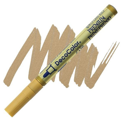 Deco-Color Premium - Gold Paint Marker - 3MM Fine Tip
