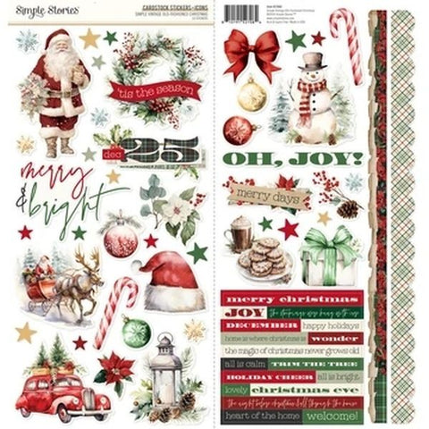Simple Vintage Old-Fashioned Christmas - Stickers - Icons