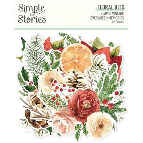 Simple Vintage Evergreen Memories - Floral Bits & Pieces