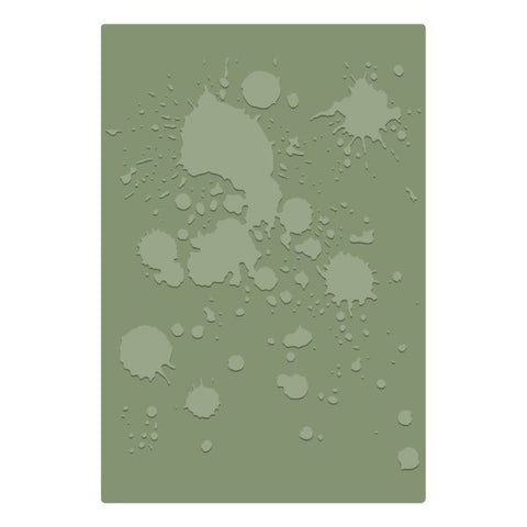 Vault Ink Splats - A5 2D Embossing Folder
