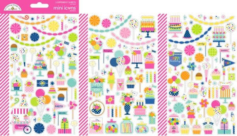 Cupcakes & Candles - Stickers - Mini Icons