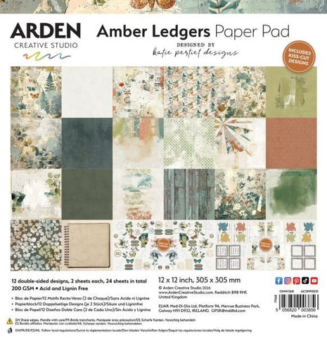 Amber Ledgers - 12x12 Paper Pad