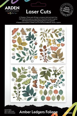 Amber Ledgers - Foliage Laser Cuts