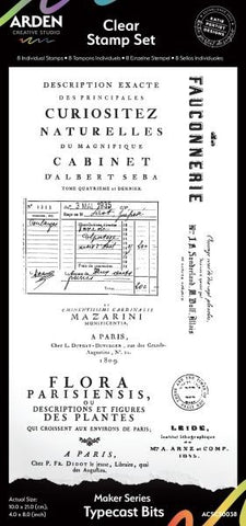 Makers Series - Clear Stamps - Typecast Bits