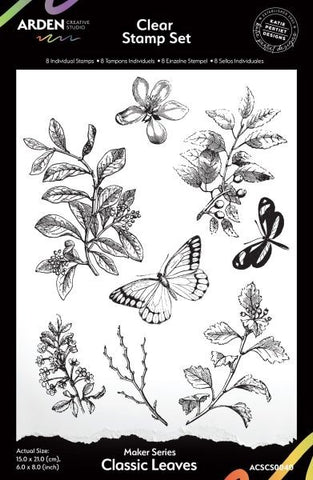 Makers Series - Clear Stamps - Classic Leaves