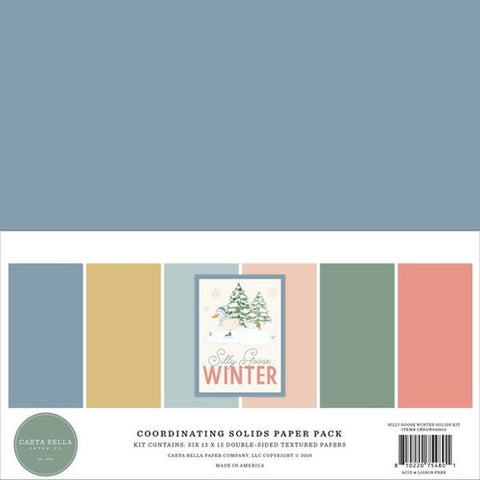 Silly Goose Winter - 12x12 Collection Pack - Solids