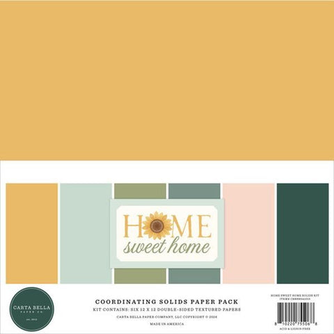 Home Sweet Home - 12x12 Collection Pack - Solids