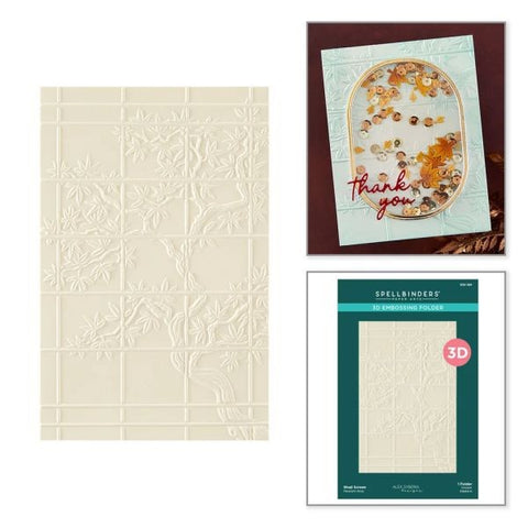 Shoji Screen - 3D Embossing Folder