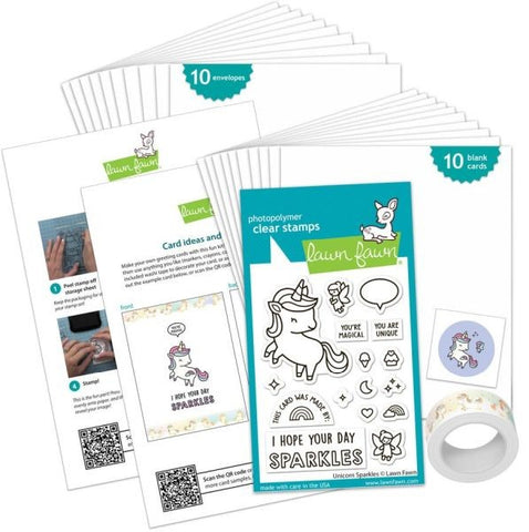 Unicorn Sparkles Kids Cardmaking Kit
